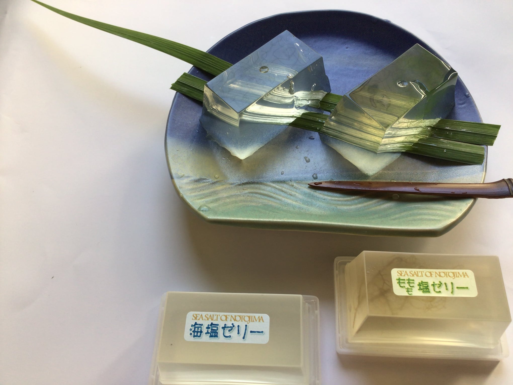 和菓子処花月の塩ゼリーは能登島の塩で作られた新商品！熱中症対策にもお中元にもオススメ【七尾市】
